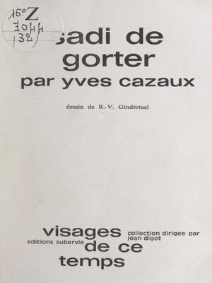 cover image of Sadi de Gorter